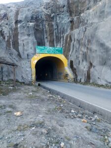Túnel ubicado en La Punta Olímpica