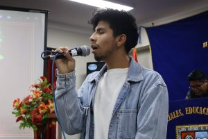 Jefferson Garro nos deleitó con su hermosa voz interpretando un par de canciones, los jóvenes artistas también destacan a nivel local y nacional